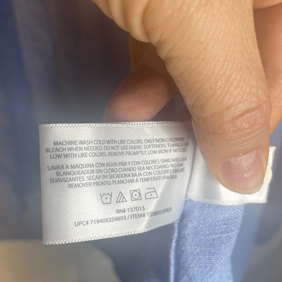 Orvis Sky Blue Casual Shirt - Picture 5 of 5